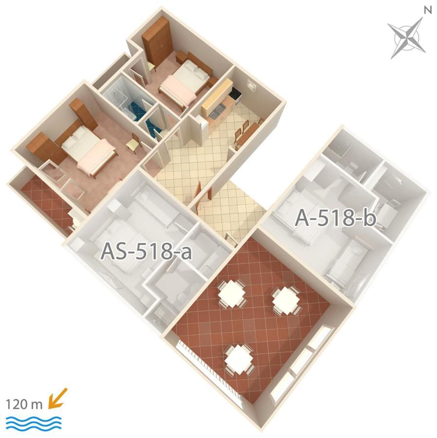 Apartment Podgora 518A Zewnętrze zdjęcie